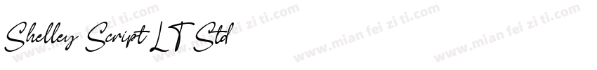 Shelley Script LT Std字体转换